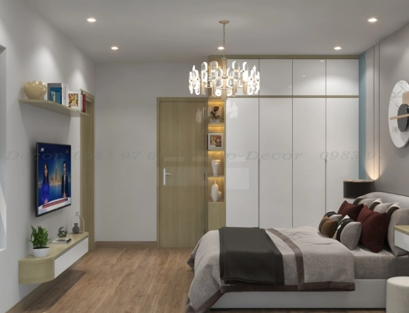 Thiết kế nội thất phòng ngủ căn hộ Celadon City