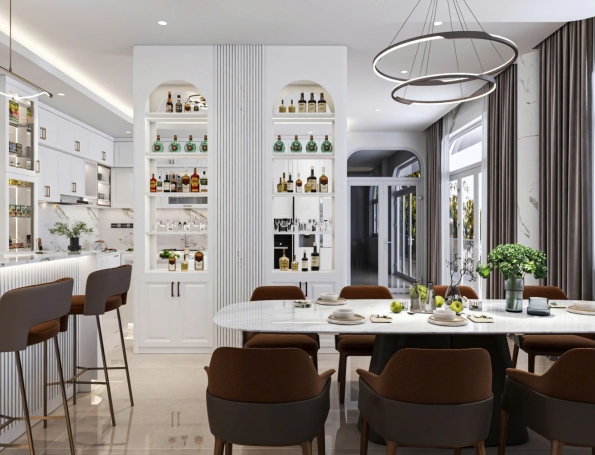 Thiết Kế BIệt Thự Anh Quang Bình Tân