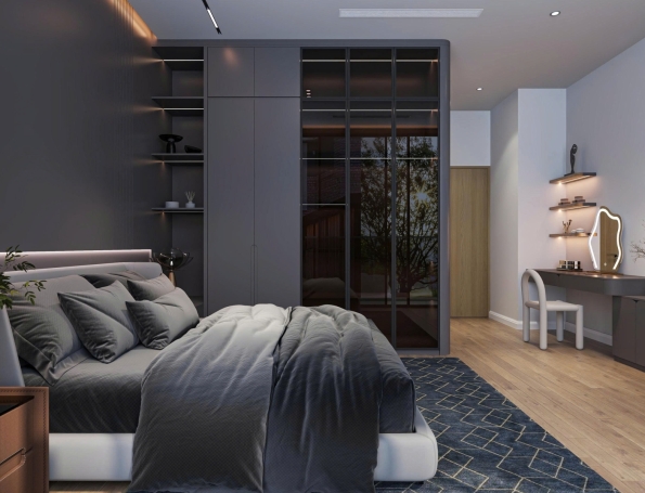 Thiết Kế phòng ngủ nhà  5 tầng gò vấp