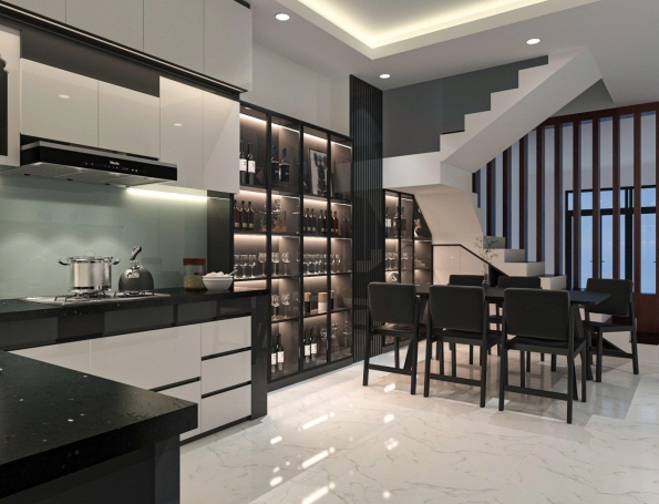 Thiết Kế nhà Anh quốc - đường số 11 Bình Tân