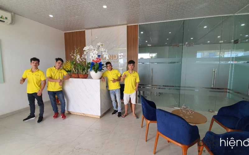 THI CÔNG NỘI THẤT VP HTLAND PHÚ QUỐC