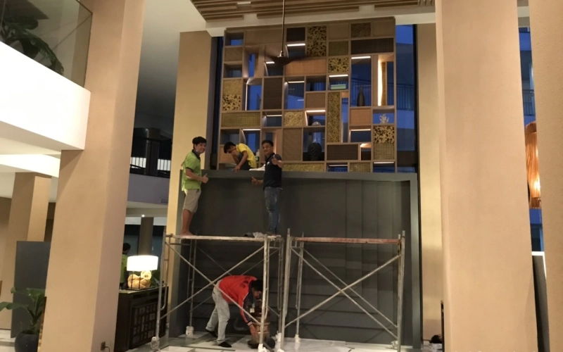 Thi Công Booth Sàn BĐS Khách Sạn 5* -  Phú Quốc