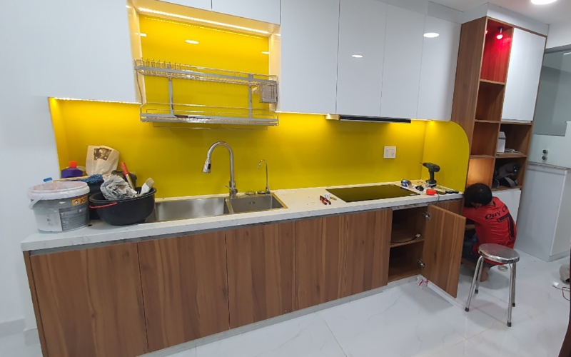 Nội thất nhà anh Tiến Q11
