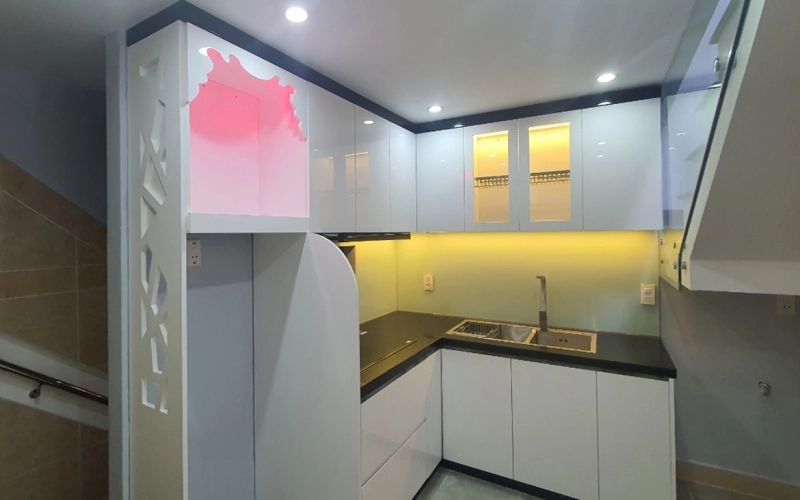 Thi Công Tủ Bếp Nhà Anh Trung Q10