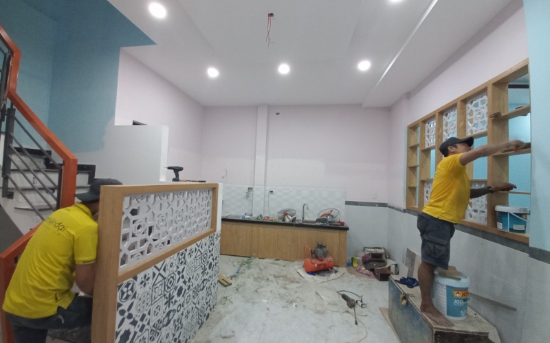Nội thất nhà anh Trung đường Cây Cám Bình Tân