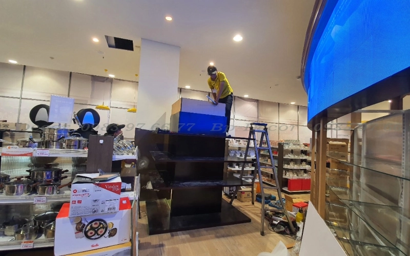 THI CÔNG KHU TRƯNG BÀY MINH LONG I - AEON BÌNH TÂN