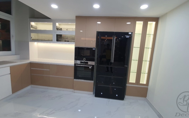 THI CÔNG BẾP BIỆT THỰ ANH ĐỨC HOA - TÂN PHÚ