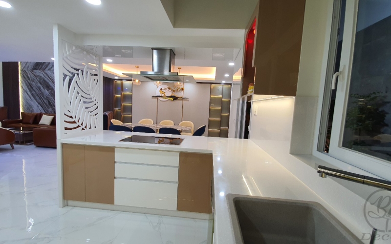 THI CÔNG BẾP BIỆT THỰ ANH ĐỨC HOA - TÂN PHÚ