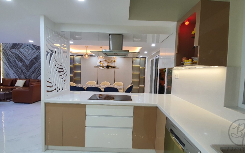 THI CÔNG BẾP BIỆT THỰ ANH ĐỨC HOA - TÂN PHÚ