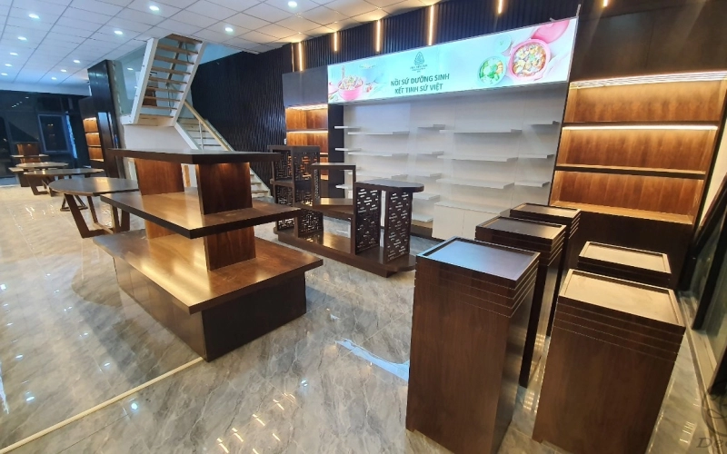 THI CÔNG SHOWROOM GỐM SỨ MINH LONG I - CN ĐẮC NÔNG