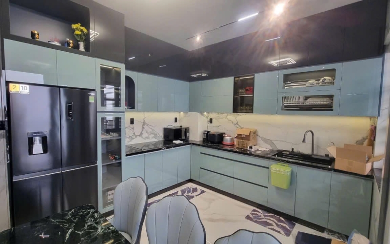 Thi Công Nội Thất Trọn Gói Nhà Anh Thái – Chợ Mới, An Giang 