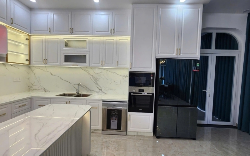 Thi Công Bếp Hiện Đại – Giải Pháp Không Gian Bếp Đẹp, Tiện Nghi Và Bền Đẹp