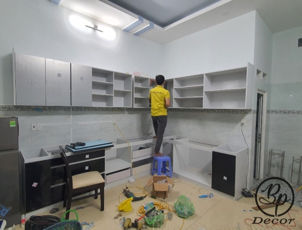  Thi Công Tủ Bếp Nhà Anh Lộc – Hóc Môn