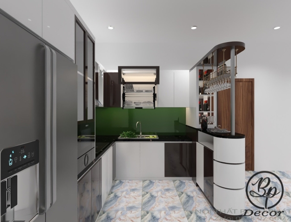 Thiết kế bếp nhà chị Tú Vĩnh Lộc Q.Bình Tân