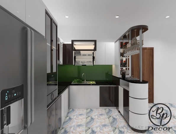 Thiết kế bếp nhà chị Tú Vĩnh Lộc Q.Bình Tân
